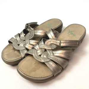 YUU Flat Sandals Shoes Soft Comfort